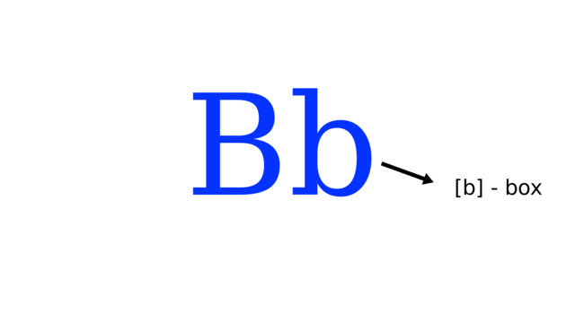 Bb [b] - box 