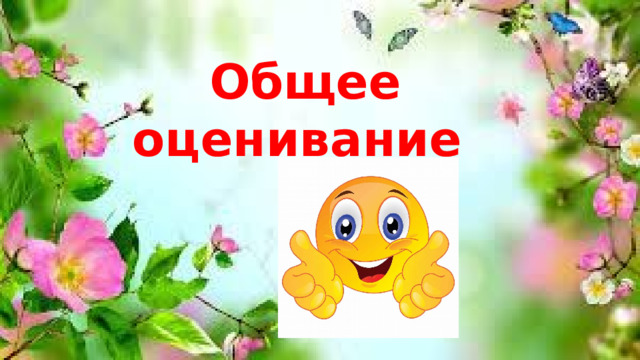 Общее оценивание 