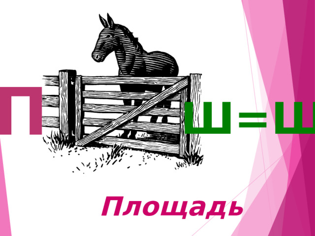 П Ш=Щ Площадь 