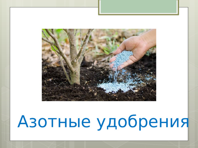 Азотные удобрения 