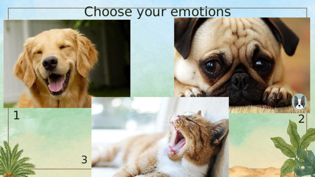 Choose your emotions 1 2 3 