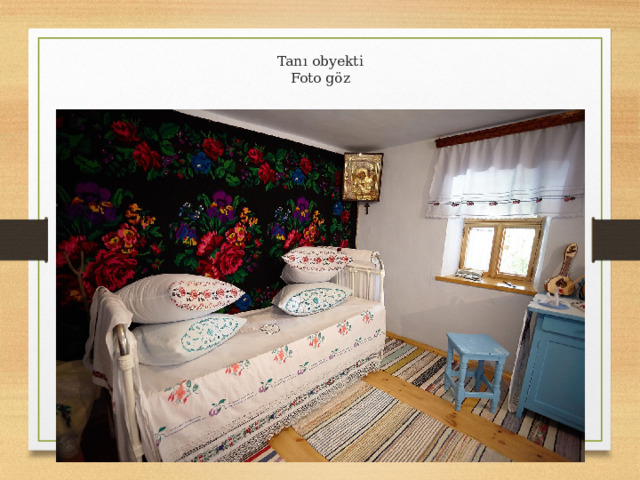 Tanı obyekti  Foto göz 
