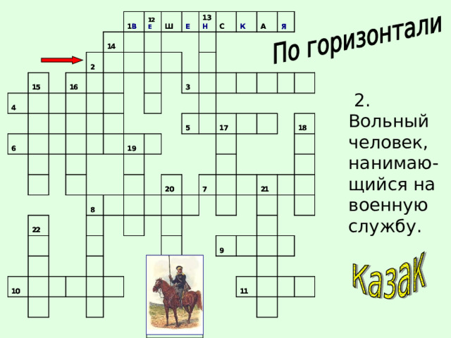  2. Вольный человек, нанимаю-щийся на военную службу. 