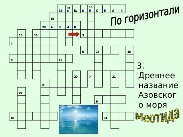  3. Древнее название Азовского моря 