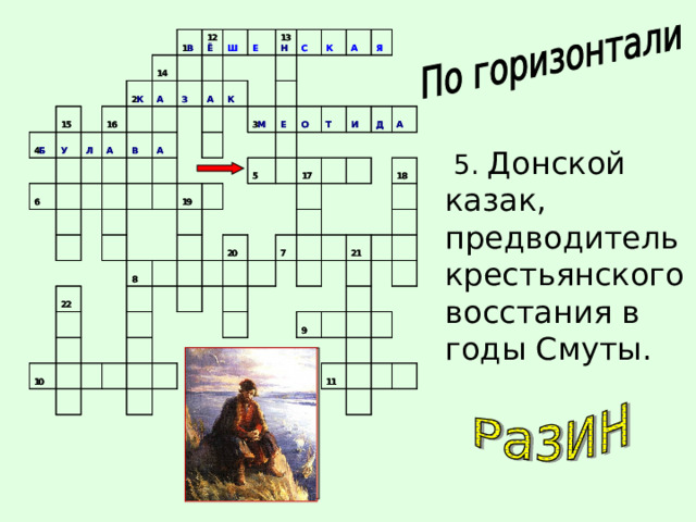  5. Донской казак, предводитель крестьянского восстания в годы Смуты . 