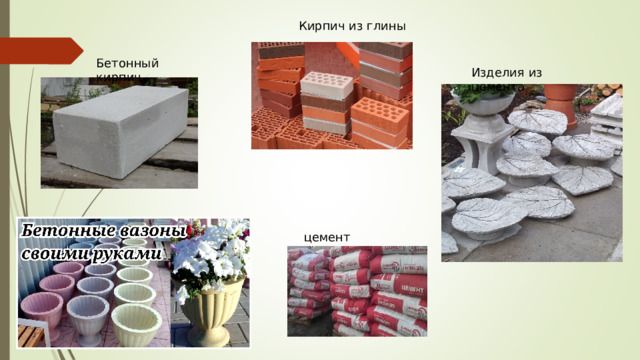 Кирпич из глины Бетонный кирпич Изделия из цемента цемент 