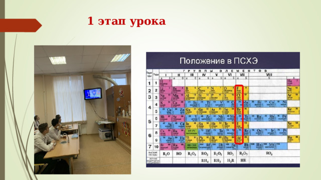 1 этап урока 