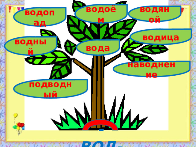 водоём водяной водопад водица водный вода наводнение подводный -ВОД- 