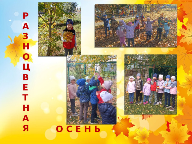 РАЗНОЦВЕТНАЯ О С Е Н Ь 