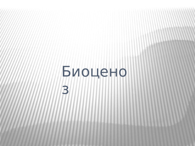 Биоценоз 