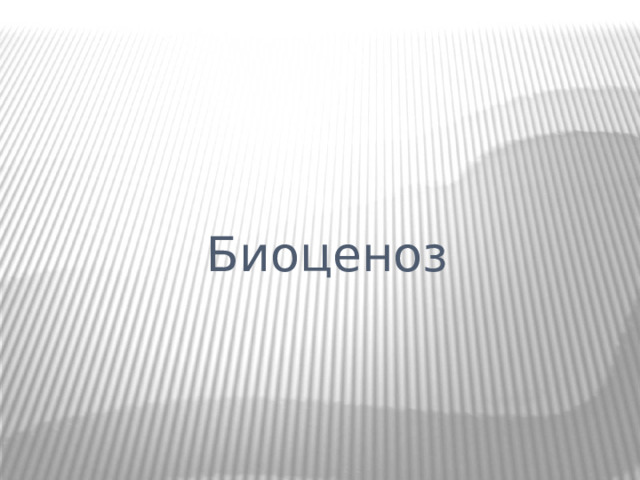 Биоценоз 