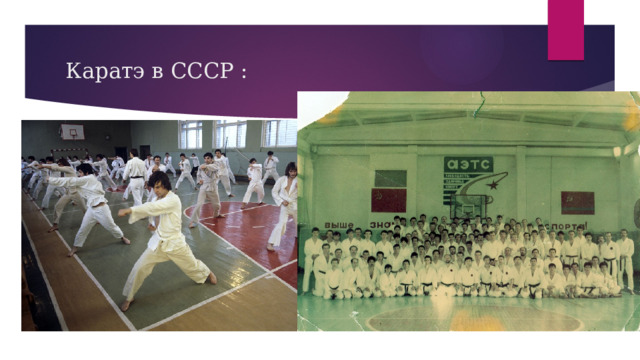 Каратэ в СССР : 
