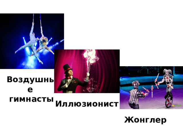 Воздушные гимнасты Иллюзионист Жонглер  