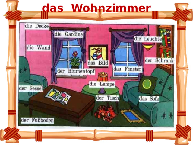 das Wohnzimmer 