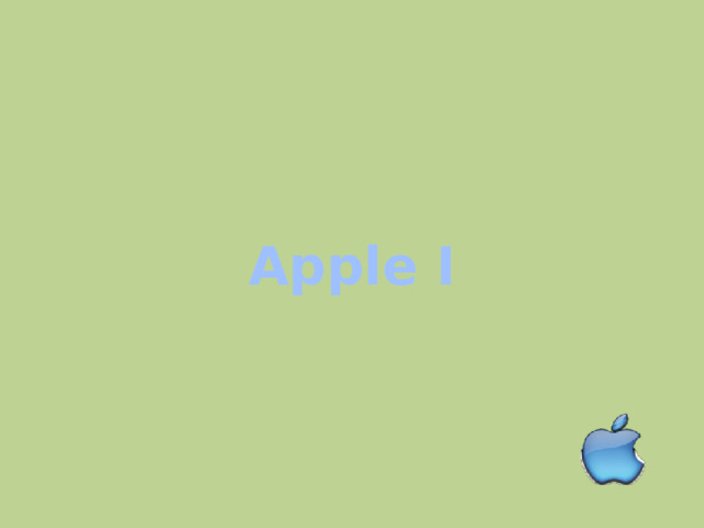 Apple I 