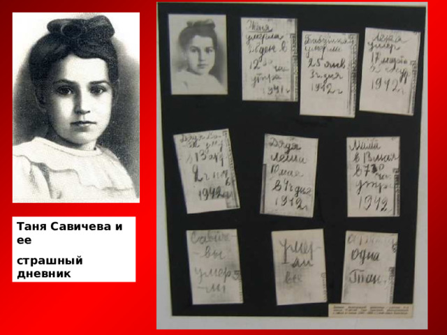 Таня Савичева и ее страшный дневник 