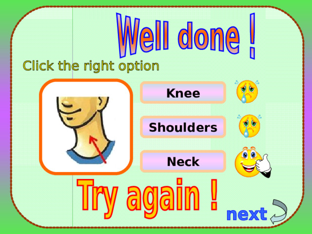 Knee Shoulders Neck 7 