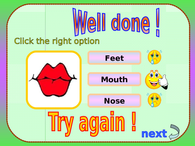 Feet Mouth Nose 8 