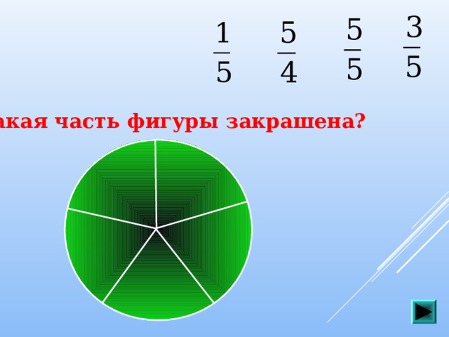 Какая часть фигуры закрашена? Пригласите к компьютеру ученика 11 11 