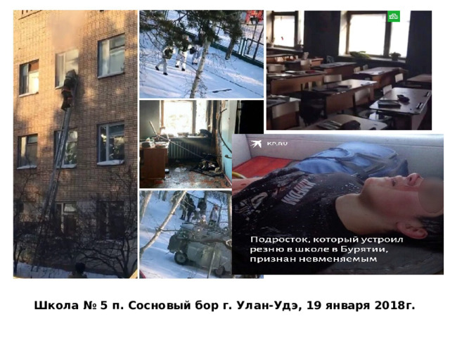 Школа № 5 п. Сосновый бор г. Улан-Удэ, 19 января 2018г. 