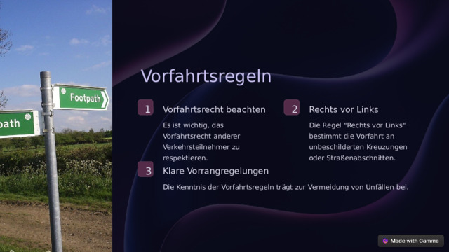 Vorfahrtsregeln 2 1 Vorfahrtsrecht beachten Rechts vor Links Es ist wichtig, das Vorfahrtsrecht anderer Verkehrsteilnehmer zu respektieren. Die Regel 