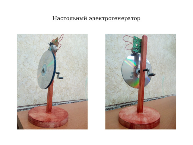 Настольный электрогенератор 