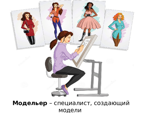  Модельер – специалист, создающий модели 