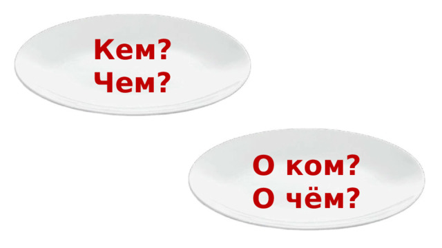 Кем? Чем? О ком? О чём? 