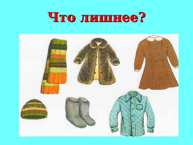 Что лишнее? 