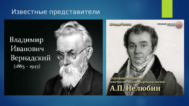 Известные представители  
