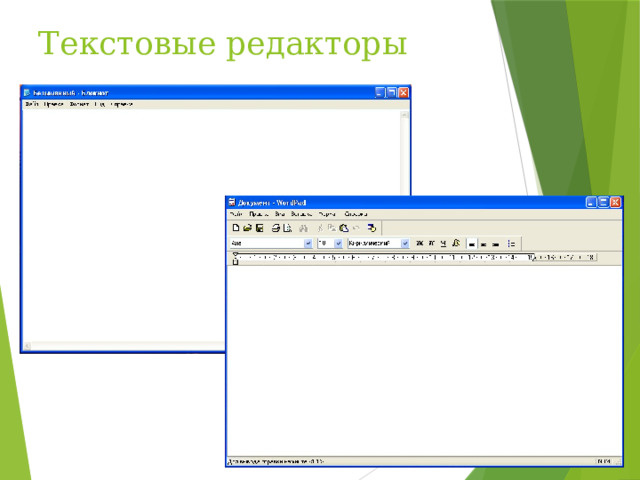 Текстовые редакторы 