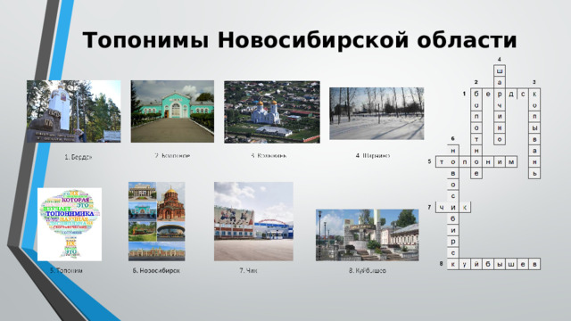 Топонимы Новосибирской области 