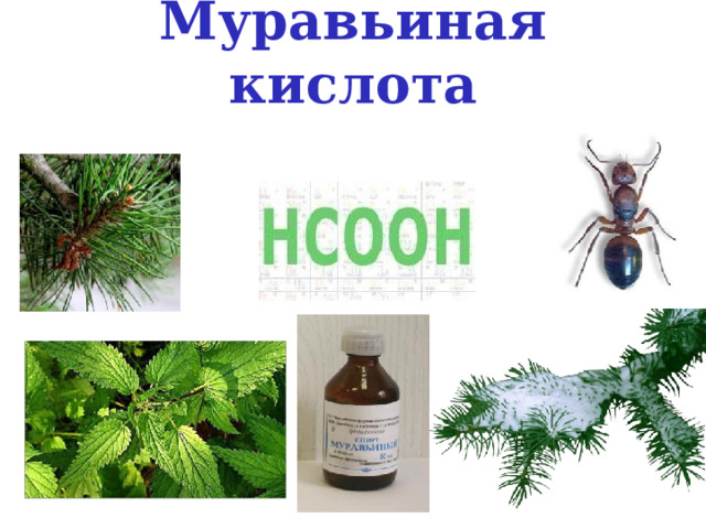 Муравьиная кислота   