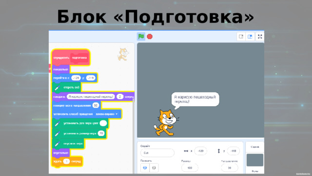 Блок «Подготовка» 