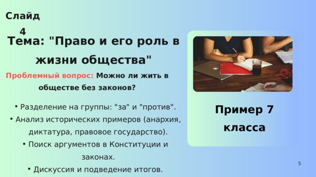 Слайд 4 Тема: 