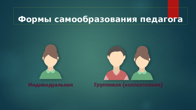 Формы самообразования педагога 