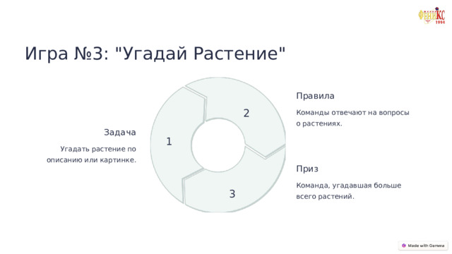 Игра №3: 