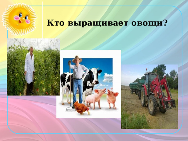 Кто выращивает овощи? 