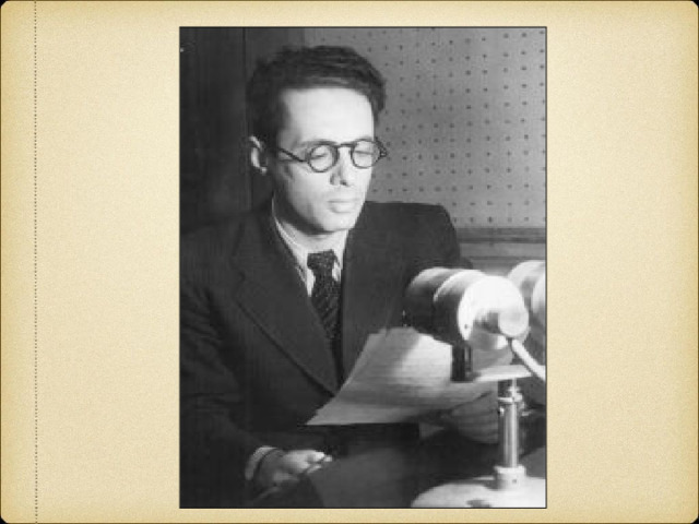 Левитан Юрий Борисович 1914-1983 диктор Всесоюзного радио, народный артист СССР 