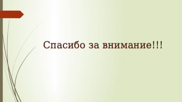 Спасибо за внимание!!! 