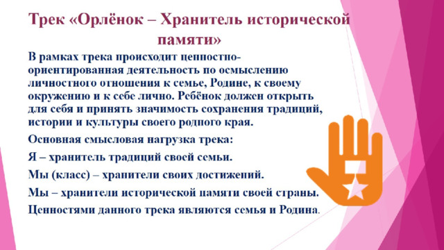 Трек «Орлёнок – Хранитель исторической памяти»   