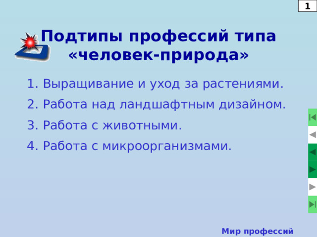 6 ПВК профессий типа «человек-знаковая система» абстрактное мышление; устойчивое внимание; хорошая память, воображение; уравновешенность; сосредоточенность, усидчивость; грамотность. Мир профессий  