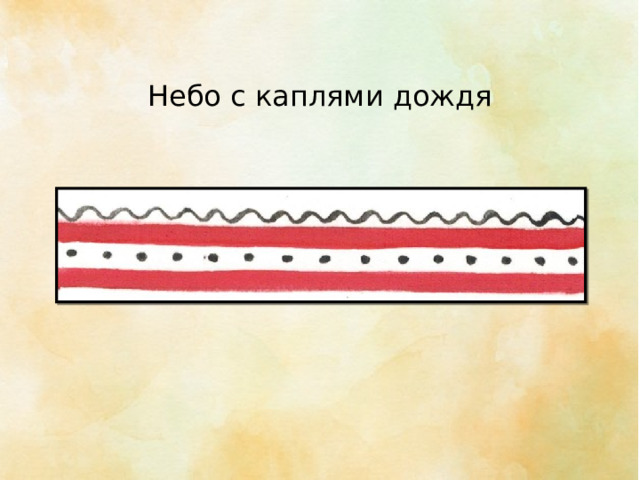 Небо с каплями дождя 