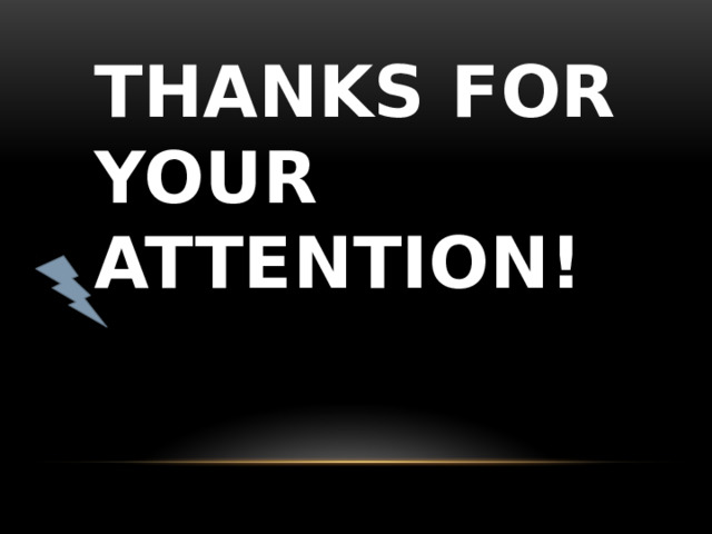 Thanks for your attention! 