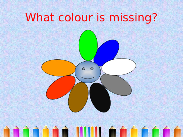 What colour is missing? 