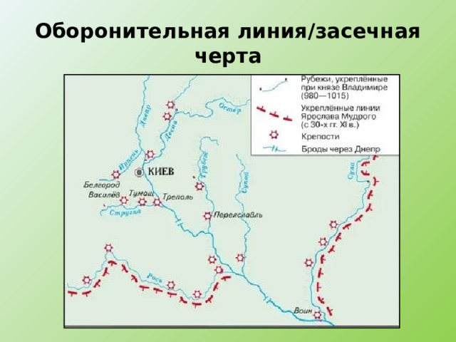 Оборонительная линия/засечная черта 