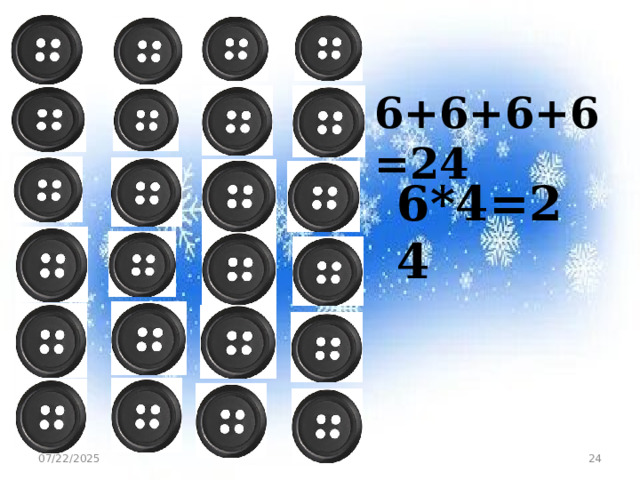 6+6+6+6=24 6*4=24 
