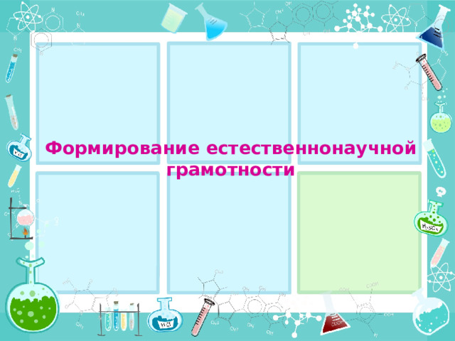 Формирование естественнонаучной грамотности 