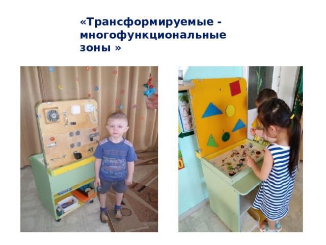 «Трансформируемые - многофункциональные зоны » 