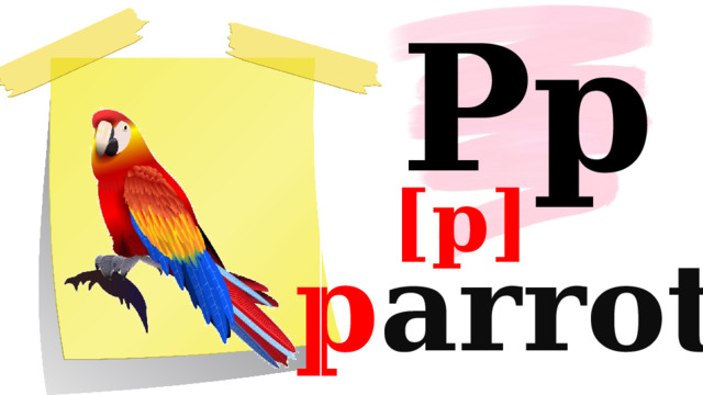 Pp [p] p arrot 